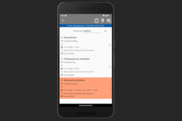 smartfair by smartwork Mobile App Terminliste