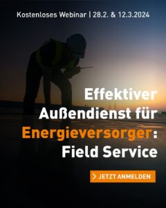 Webinar Microsoft Field Service für Energieversorger